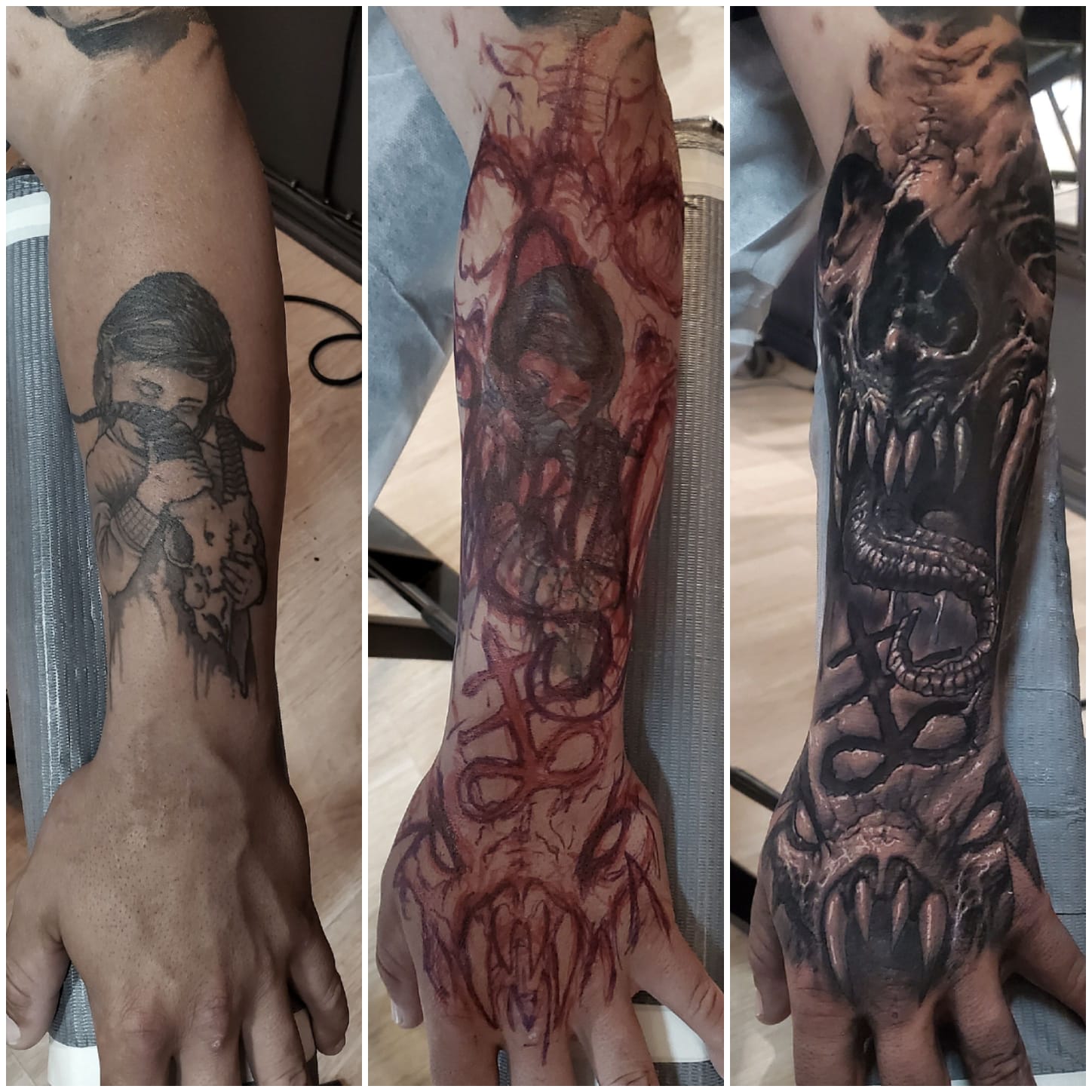 Skull & Monster Cover-Up