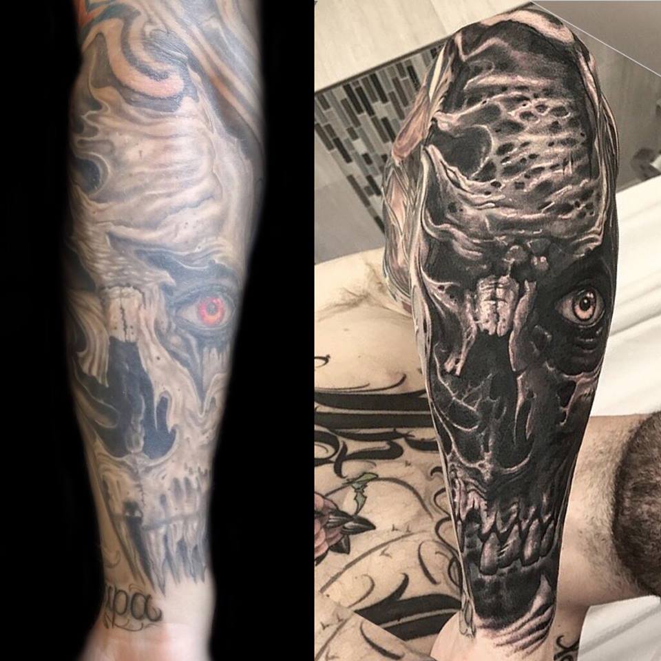 Evil Skull Cover-Up