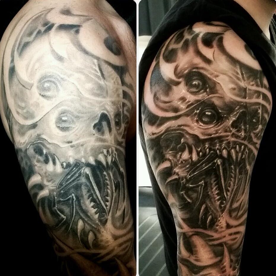 Eyed Monster with Texture Cover-Up