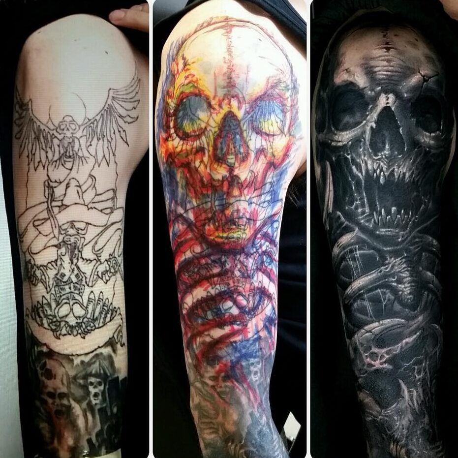 Evil Skeleton Cover-Up