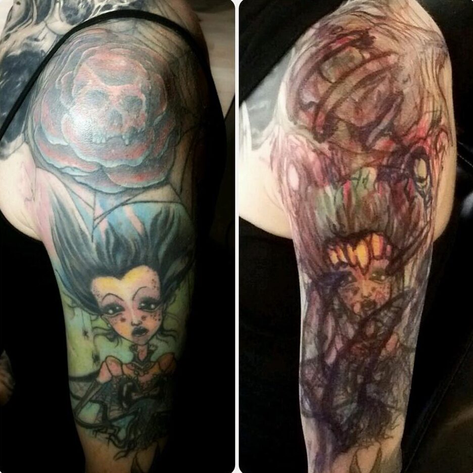 Evil Monster with Claws Cover-Up