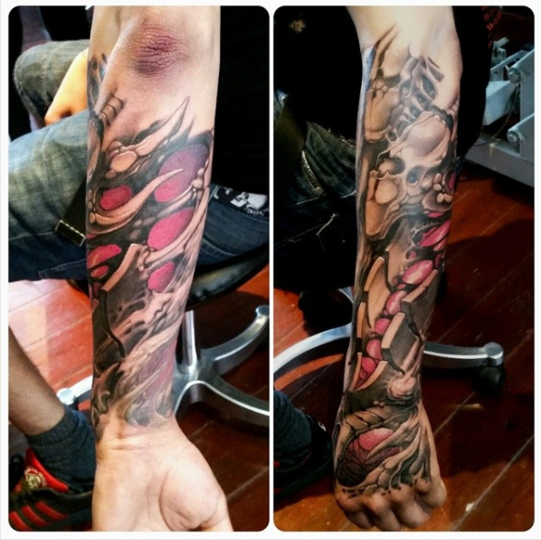 B&G Lower Arm Sleeve (Use of Red)