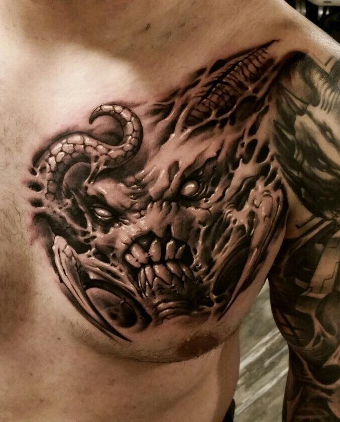Chest Left Side Progress