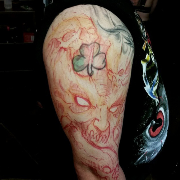 Freehand on Small Cover-Up