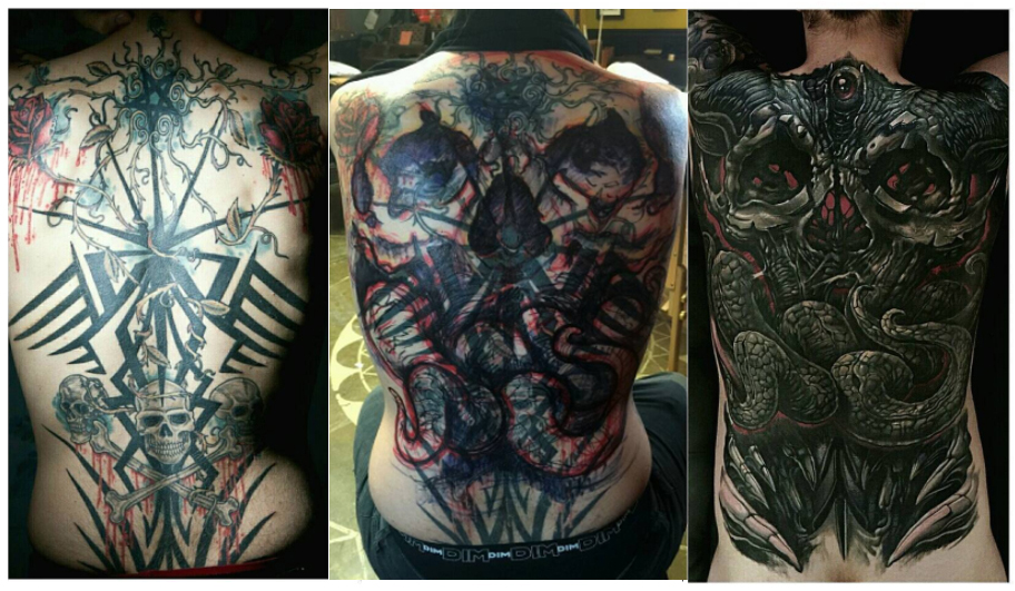 Full Back Piece Cover-Up