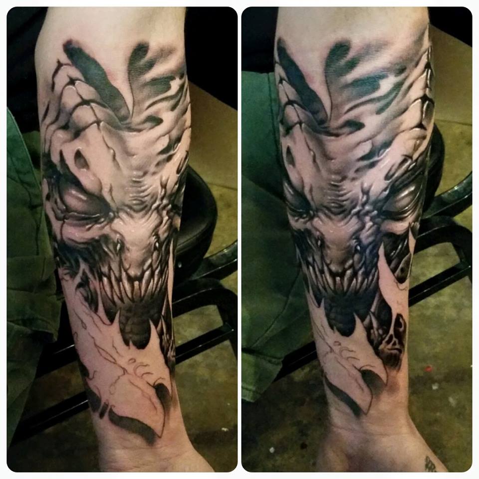 Inner Forearm Evil Monster