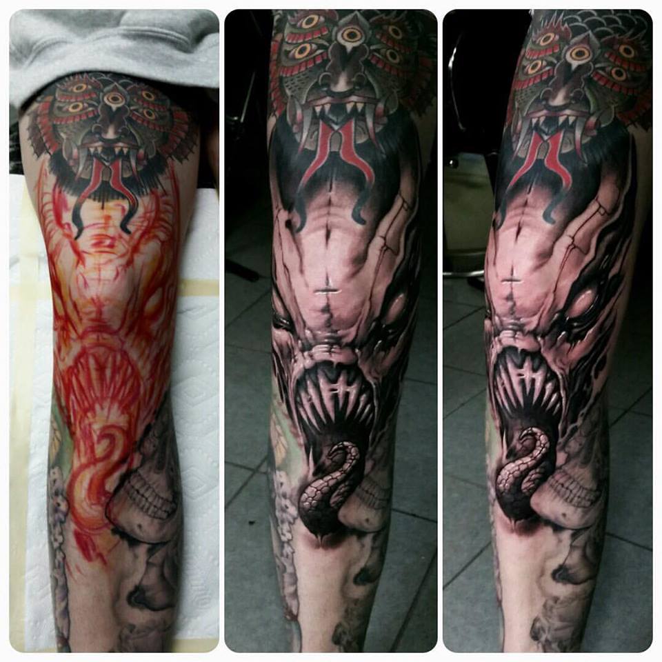Knee Evil Monster