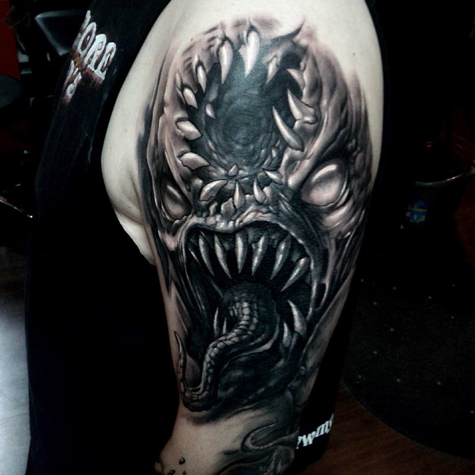 Shoulder Monster Cover-Up